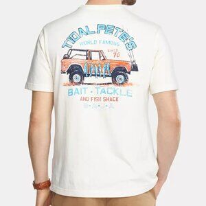 G.H. Bass & Co. Men's Salt Cove Tidal Pete's Graphic T-Shirt, M
